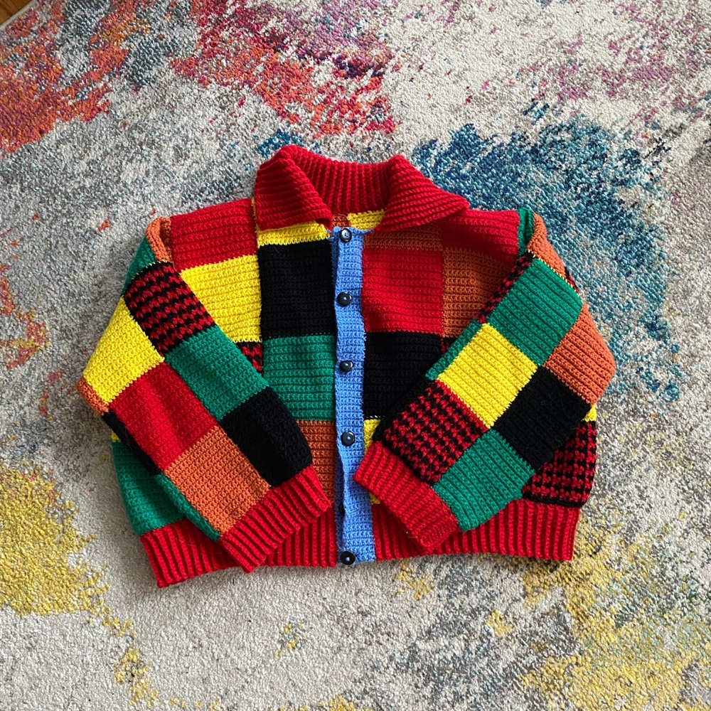 HANDMADE harry styles jw anderson inspired sweater
